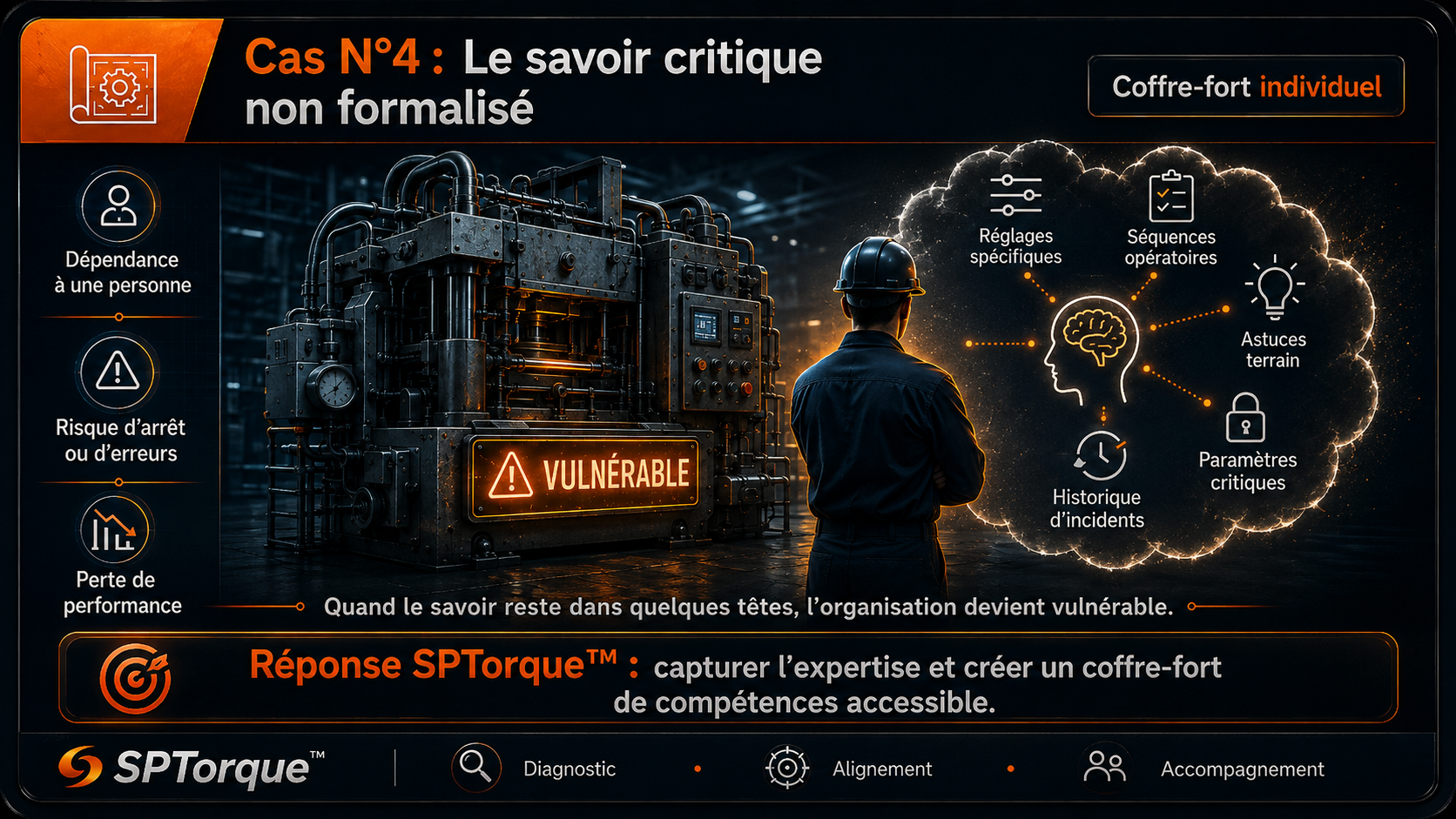 Cas d’usage SPTorque : le savoir critique non formalisé.