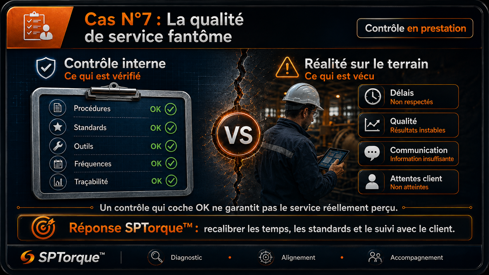 Cas 7 — La qualité de service fantôme
