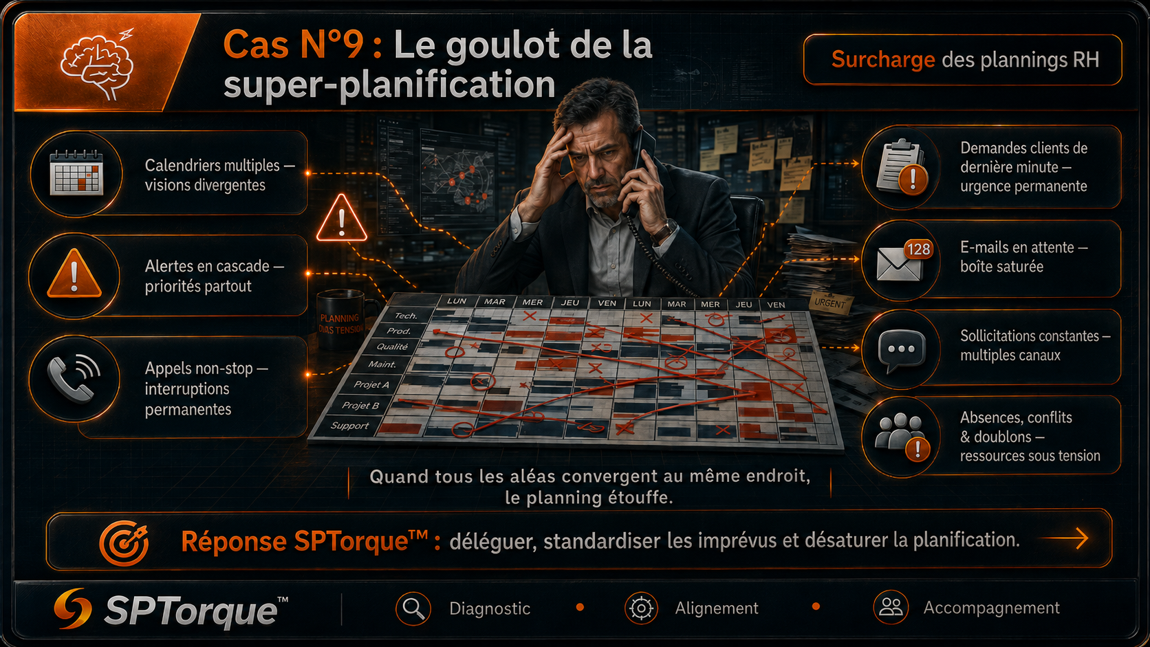 Cas d’usage SPTorque : le goulot de la super-planification.